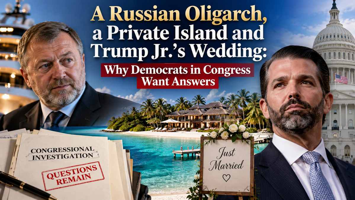 A Russian Oligarch, a Private Island and Trump Jr.’s Wedding: Why Democrats in Congress Want Answers